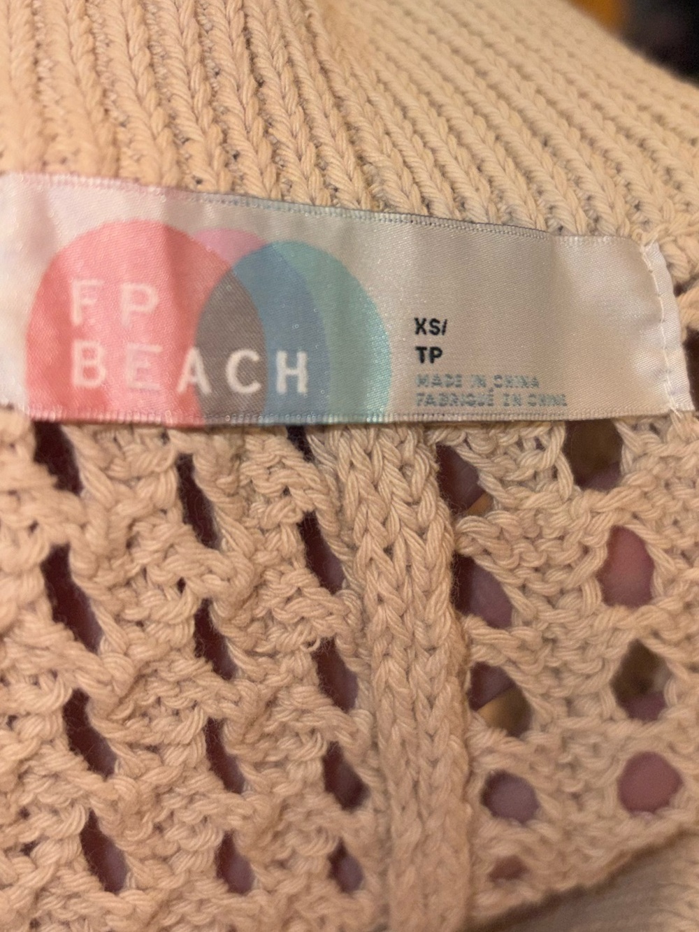 Free People Beach Crochet Pants Swim Cover Up Size XS - Picture 3 of 4